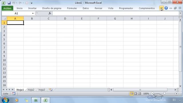 Curso de Excel 2010. 1. El entorno de trabajo. смотреть онлайн