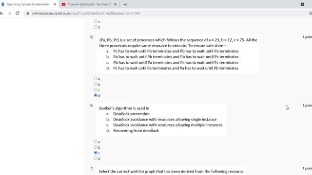 Assignment 8 | Operating System Fundamentals | NPTEL | Week 8 | July 2021 смотреть онлайн