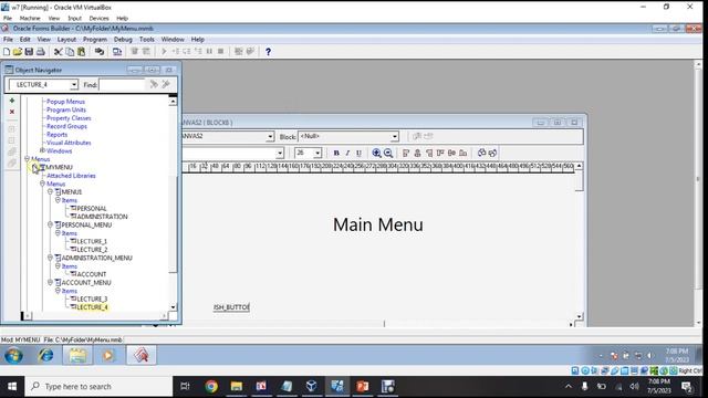 15. Menus | Oracle Developer Suite 10g смотреть онлайн