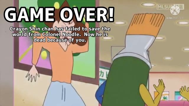 (English XBOX 360 bootleg) Shinchan GreatestAdventure Continue + Game over смотреть онлайн