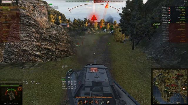 E 100 Один против СЕМЕРЫХ !!! 9900 ДАГИ !!! Фьорды – Стандартный бой (WOT 0.9.7 Full HD) смотреть онлайн