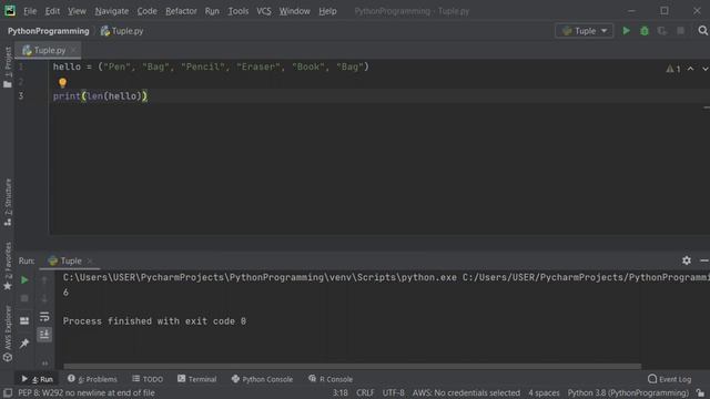 Python 31: Tuple смотреть онлайн