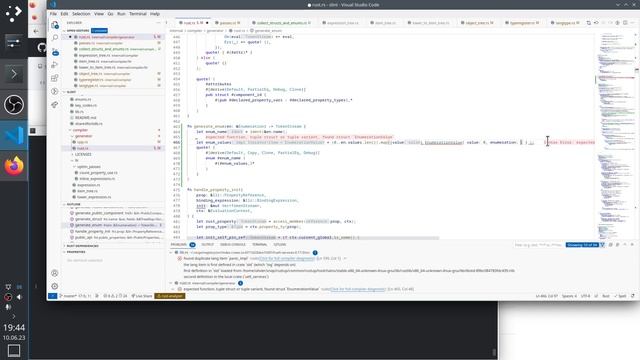 Live Coding: Enums in Slint: Part 2: Rust and C++ code generation смотреть онлайн