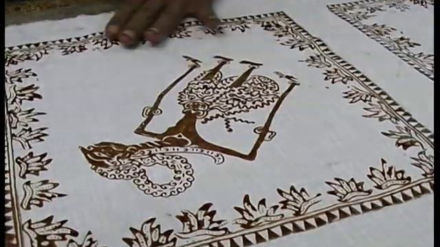 Batik traditional fabric of Java смотреть онлайн
