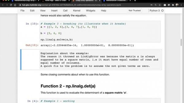 Assignment 2 - Numpy Array Operations | Data Analysis with Python: Zero to Pandas