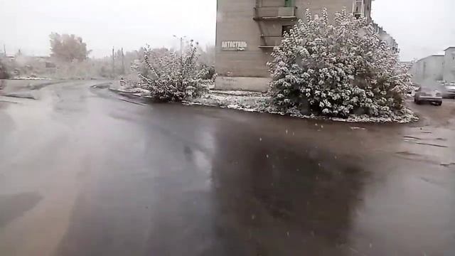 Первый снег | объезд города Канск | выгрузка в Иркутске смотреть онлайн