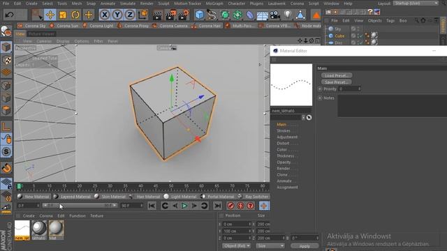 sketch n toon module in cinema 4D смотреть онлайн