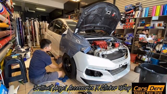 Honda Jazz GK5 x Ultra Gloss Clement Grey Cars Dere смотреть онлайн