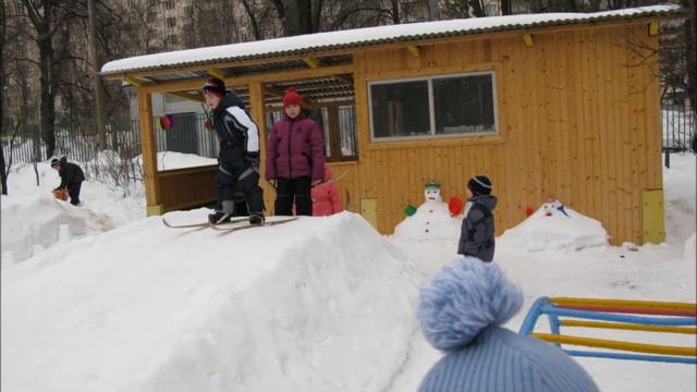 Февраль 2010г., Зимняя прогулка, Детский сад №1866 смотреть онлайн