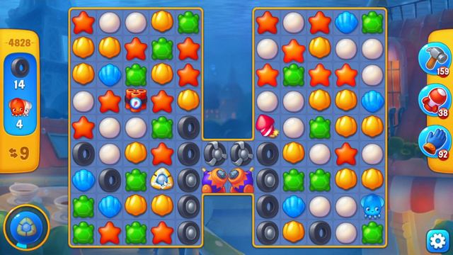 Fishdom 4828 Hard Level - NO BooSTERS смотреть онлайн