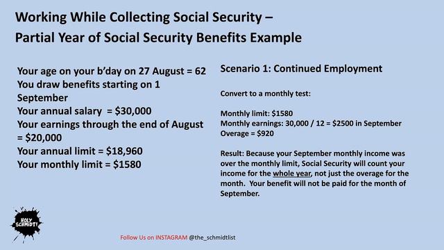 Working While Collecting Social Security - Limits and Examples смотреть онлайн