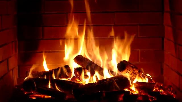 Костёр 4 часа (костер, огонь) с треском поленьев смотреть онлайн