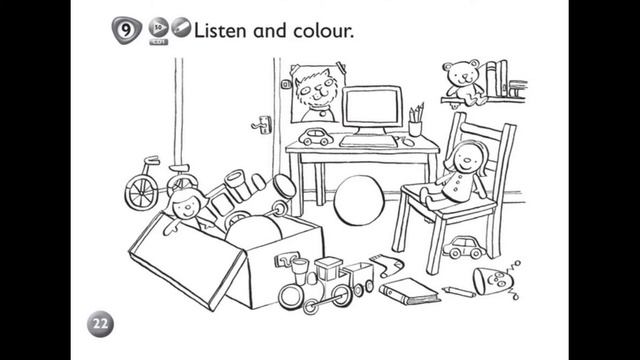 Kid's Box 1, Unit 3, AB, page 22, exercise 9 смотреть онлайн