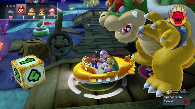 Mario Party 10 Bowser Party #530 Mario, Wario, Daisy, Toadette Whimsical Waters Master Difficulty смотреть онлайн