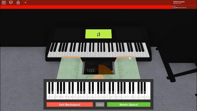 How to play Happy Birthday on Roblox Piano смотреть онлайн