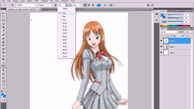 How To Make A YouTube Icon/Anime Icon! Photoshop tutorial! смотреть онлайн