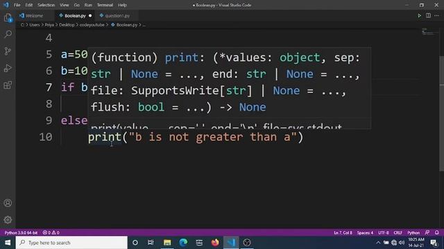How to compare two values in python ..||Coding With Sarika||#boolean #True #False... смотреть онлайн