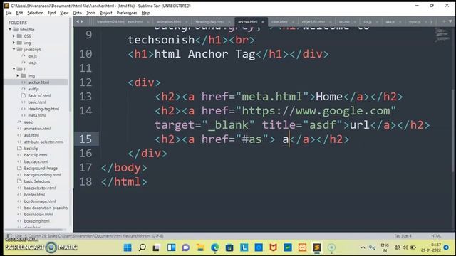 What is HTML ANCHOR смотреть онлайн
