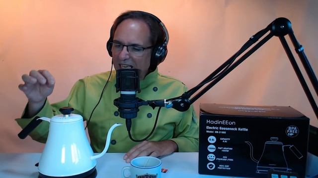 HadinEEon Electric Gooseneck Kettle смотреть онлайн
