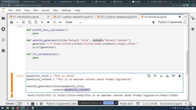 Lecture 5-2 Python Deep Dive for Digital Marketers [Urdu/Hindi] смотреть онлайн