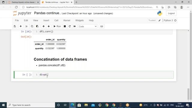 Day23 Data Analysis using Pandas Part - 2 смотреть онлайн