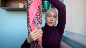 Чалма из платка - просто ! Как красиво повязать паток на голову весной и осенью. Scarf turban