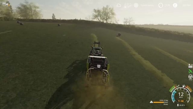 CLAAS ROLLANT UNIWRAP BALING Farming Simulator 19 Timelapse - Sandy Bay Seasons FS19 Ep 39 смотреть онлайн