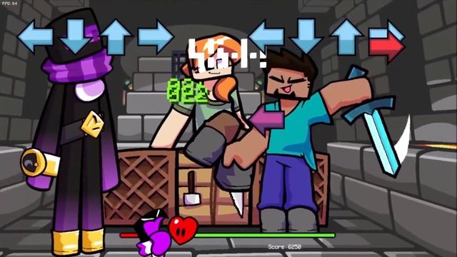 МАЙНКРАФТ В МИРЕ ФРАЙДЕЙ НАЙТ ФАНКИН! ? Friday Night Funkin смотреть онлайн