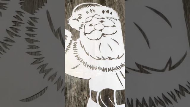 Делала Новогодние Вытанки(Вытынанка) смотреть онлайн