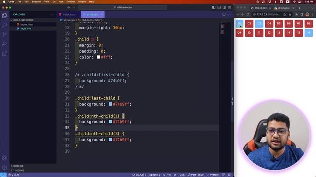 nth Child Selector in CSS смотреть онлайн