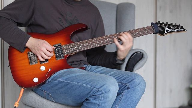 Testing BOSS Katana MINI and Ibanez RG 421 with Dimarzio Crunch Lab and Air Norton pickups. смотреть онлайн