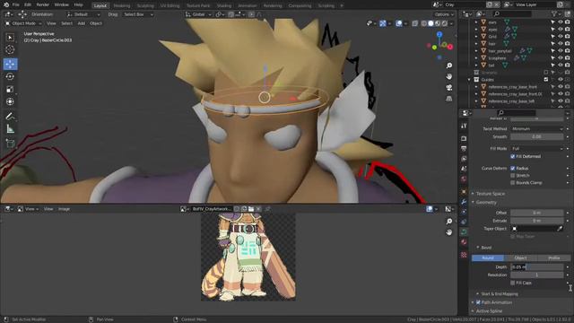 Cray in 3D Blender + Krita [Timelapse] [Breath of Fire Fanart] смотреть онлайн