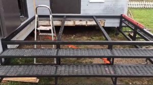 Крыльцо из металла своими руками.