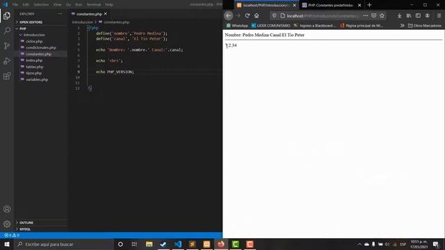 Desarrollo Web Desde Cero - PHP - Constante Predefinidas смотреть онлайн