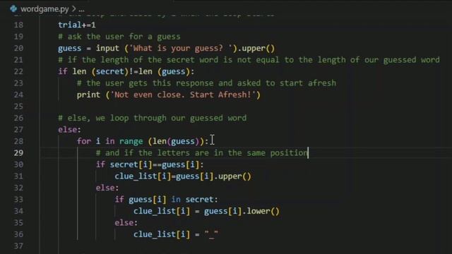 creating a WORD GAME ~ Python Project Ideas 017 смотреть онлайн