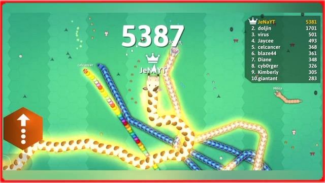 Snake. Io - Impossible Three Snake's Kills Each Other's! - Cowbra Skin Epic Gameplay смотреть онлайн