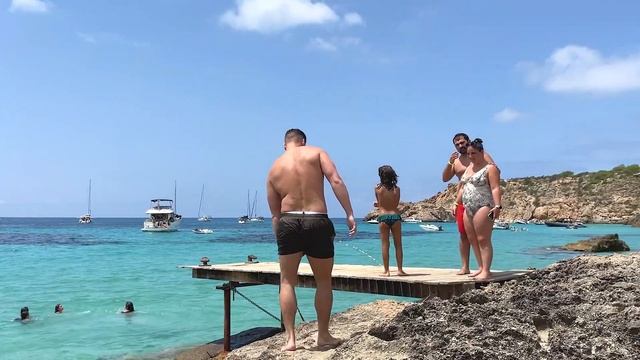 IBIZA Beach Spain Summer -  Beautifu Beach Cala Tarida The Best Of IBIZA Walking 4k (reupload)