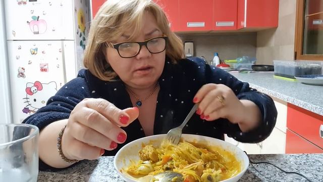 МУКБАНГ? КИТАЙСКАЯ ЛАПША ИЗ РИСА ?КАК ОТ ЭТОГО ОТКАЗАТЬСЯ| ОПЯТЬ НАЖРАЛАСЬ НОЧЬЮ? MUKBANG? DOSHIRAK смотреть онлайн