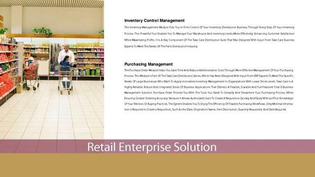Take Care System - Retail Enterprise Grocery смотреть онлайн