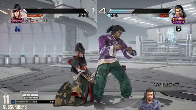 Silent Killer (KAZUMI) VS Bilal Kaka (LEI) Tekken 7 Pakistan