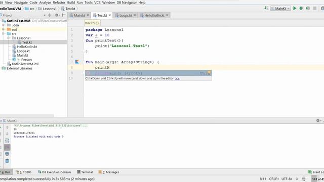 Kotlin - 8. (Организация пакетов) смотреть онлайн
