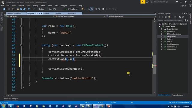 Entity Framework Core 2.0 Part 4 |How to create Database relationships | Entity Framework tutorial смотреть онлайн