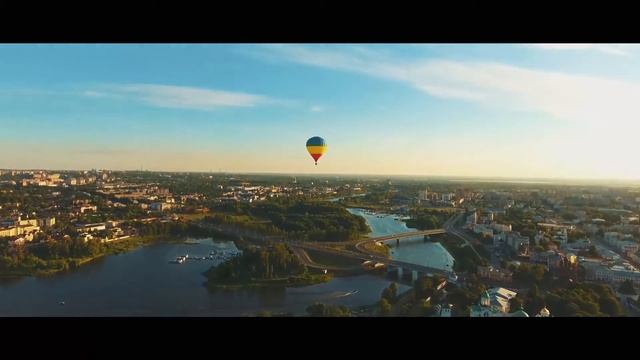 Полет на воздушном шаре. Ярославль. смотреть онлайн