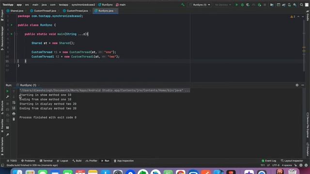 Case 2 - Synchronization Example | 2 Synchronized method calling from Different Thread смотреть онлайн