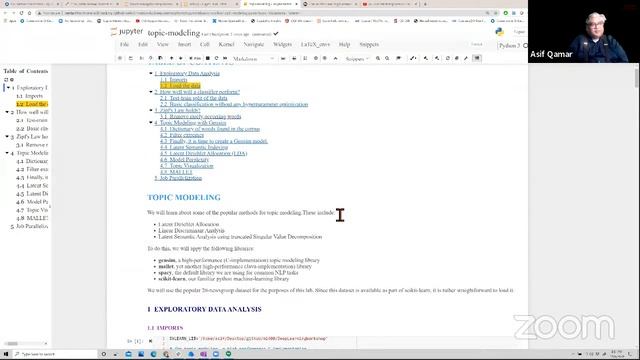 Topic Modeling Session смотреть онлайн