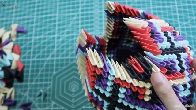 How to make 3d origami Vase 92 смотреть онлайн