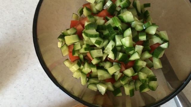 Простой вкусный салат с тофу// постный, веганский смотреть онлайн