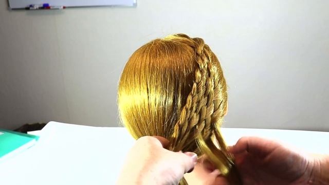 Braided Hairstyle Low Ponytail Braid Прическа с плетением Коса Низкий Хвост смотреть онлайн