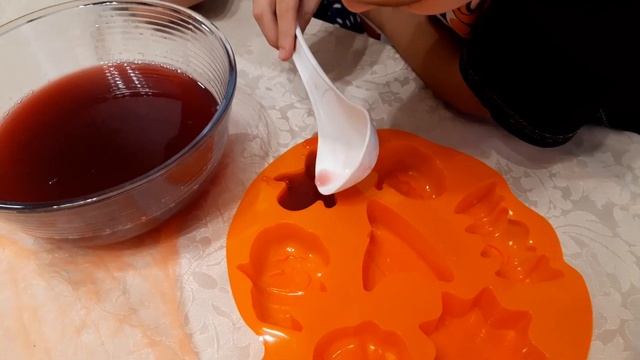 How to make jelly on Helloween / Делаем желе на хеллоуин смотреть онлайн