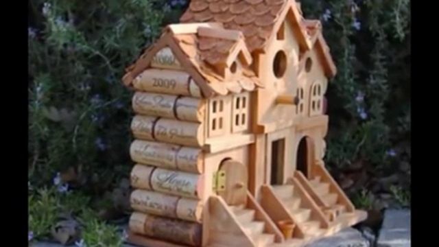 Скворечник из винных пробок - креативные идеи смотреть онлайн